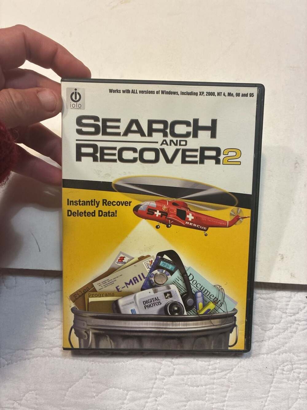 iolo technologies Search and Recover 2 Data Recovery Software PC CD-ROM